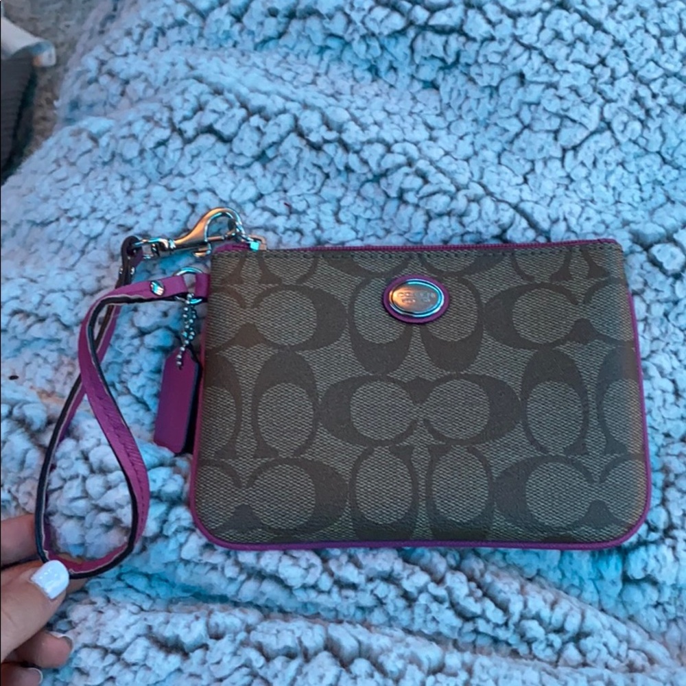 Coach wristlet